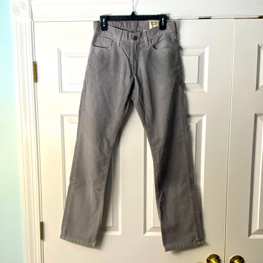 Vintage Levi 514 Grey Corduroys